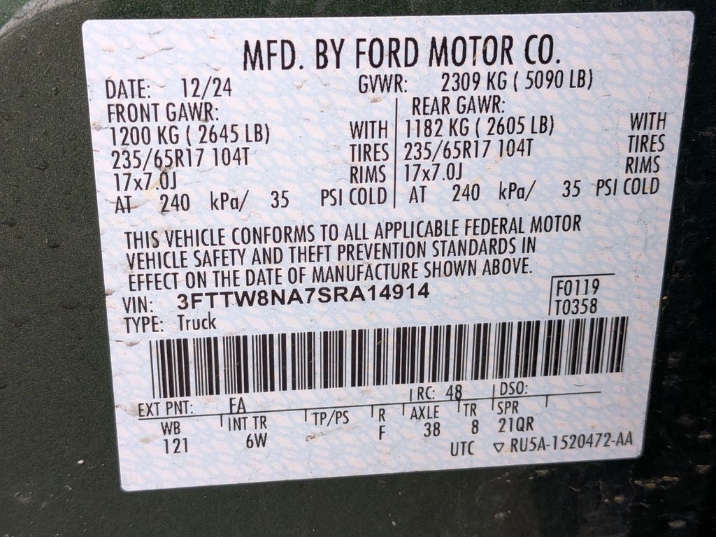 2025 Ford Maverick Tremor